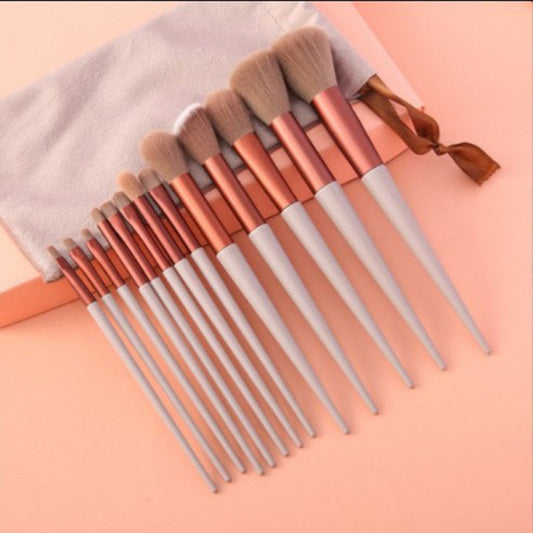 13Pcs Makeup Brush Set Make Up Concealer Brush Blush Powder Brush Eye Shadow Highlighter Foundation Brush Cosmetic Beauty Tools AL AZLAN SHOP 13Pcs Makeup Brush Set Make Up Concealer Brush Blush Powder Brush Eye Shadow Highlighter Foundation Brush Cosmetic Beauty Tools