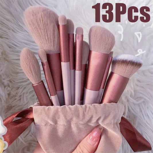 13Pcs Makeup Brush Set Make Up Concealer Brush Blush Powder Brush Eye Shadow Highlighter Foundation Brush Cosmetic Beauty Tools AL AZLAN SHOP  13Pcs Makeup Brush Set Make Up Concealer Brush Blush Powder Brush Eye Shadow Highlighter Foundation Brush Cosmetic Beauty Tools
